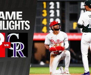 Phillies vs. Rockies Game Highlights (5/25/24) | MLB Highlights