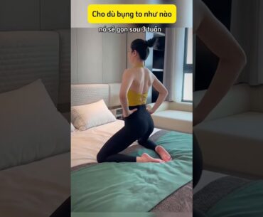 Tập ngay trên  giường trước khi ngủ, đẹp  nhanh  trước  Tết   #yogapilateskimdung #motivation#mo