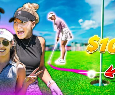 We played for $100 A HOLE…… Golf Girl Games!