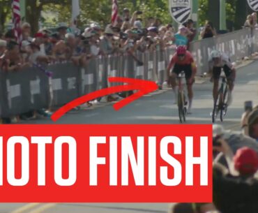 Elite Men's Road Race Ends In Photo Finish At USA Cycling Pro Road Nationals 2024