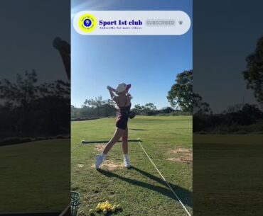 Golf girls #golfswing #youtubeshorts