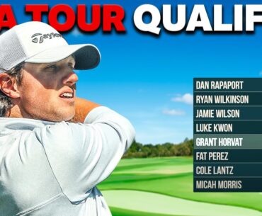 Grant Horvat’s First PGA Tour Qualifying Round of His Life!