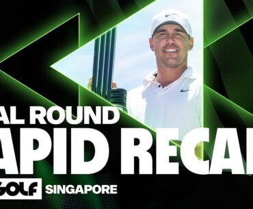RAPID RECAP: Koepka Wins LIV Golf Singapore | Final Round | 2024