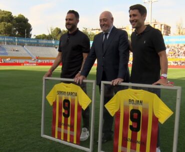 Sergio Garcia i Bojan Krkic homenatjats en el Catalunya - Panamà