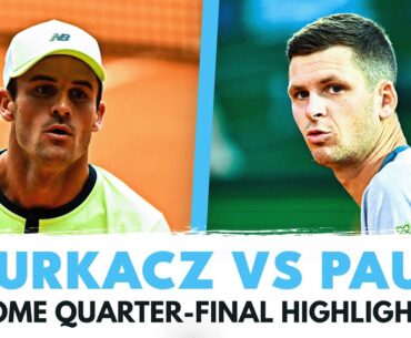 CRAZY Hubert Hurkacz vs Tommy Paul Match! | Rome 2024 Quarter-Final Highlights