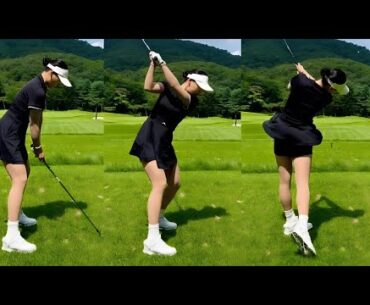 [세로골프TV] 짜릿한 Good shot!!👍 KLPGA 공나연 프로 스윙 모음 #공나연프로