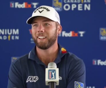 Sam Burns Thursday Flash Interview 2024 RBC Canadian Open © PGA Tour