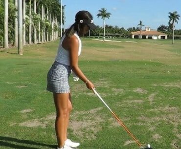 Hannah Leiner has a smooth swing that you want to replicate!