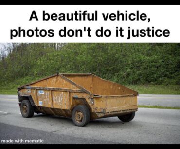 How Brad sees the cyber truck