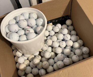Scored about 150 free balls from a company that used to do a “golf ball drop” event with a helicopter, The bucket is all prov1 or prov1x