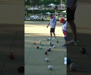 Superb bowl by Rod Farmer during the Senior Inter-Zone Championship 👌#bowlsnsw