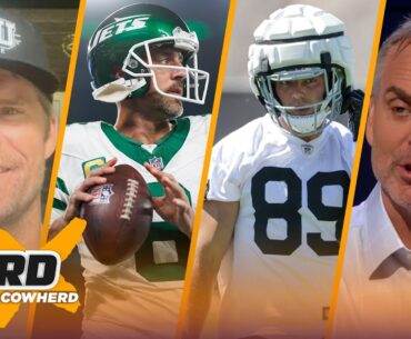 Aaron Rodgers discomfort, Expectations for Brock Bowers in Las Vegas? | NFL | THE HERD