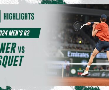 Sinner vs Gasquet Round 2 Highlights | Roland-Garros 2024
