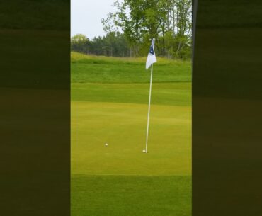 100 YARD HOLE OUT!!! #golf #golfer #golfshorts