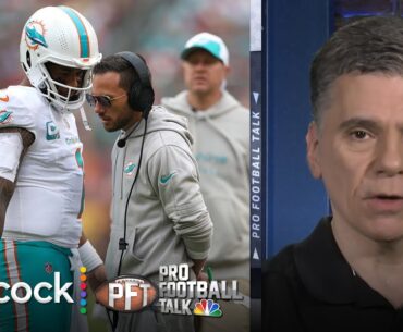 Is Tua Tagovailoa limiting Mike McDaniel as a head coach? | Pro Football Talk | NFL on NBC