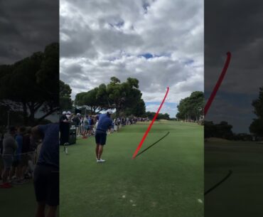 Perfect Tee Shot on 17th Hole at LIV Adelaide #golf #sports #shorts