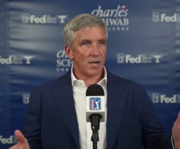 Jay Monahan about Grayson Murray Passed Away Saturday Flash Interview 2024 Charles Schwab Challenge