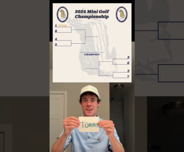 SELECTION SHOW for the 2024 Mini Golf Championship | MUST WATCH