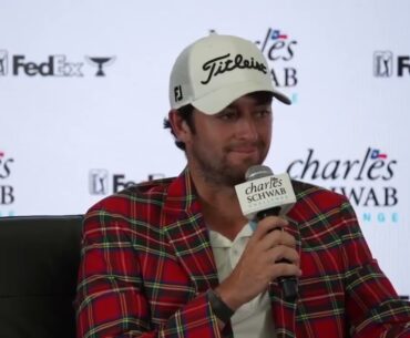 Davis Riley Winner Press Conference 2024 Charles Schwab Challenge
