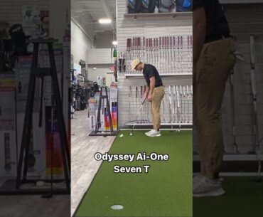 The new Odyssey putters are the real deal! Does one of these end up in the bag? #golf