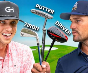 Can Bryson DeChambeau Beat Me Using 3 Golf Clubs?