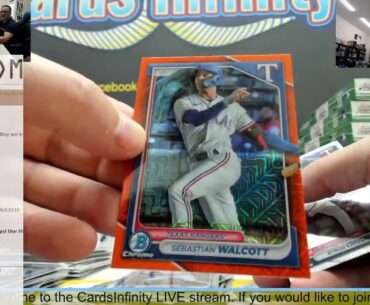 2024 Bowman MLB Baseball Mega 10 Box 1/2 Case #s Break # 1