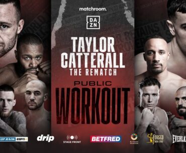 Josh Taylor Vs Jack Catterall 2 & Undercard Public Workout