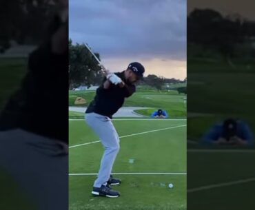 Xander Schauffele Iron Swing Slow Motion