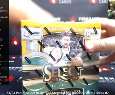6/1/2024 23/24 Panini Select Basketball Mega 10 Box Random Teams Break #2