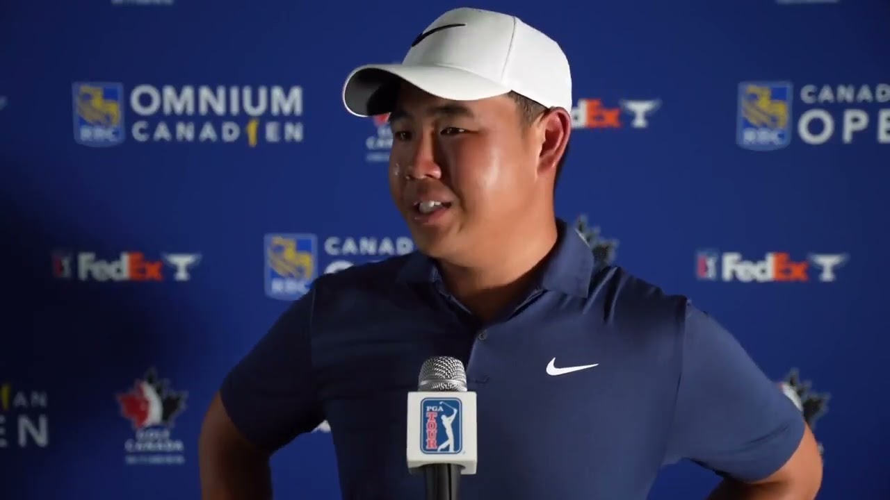 Tom Kim Sunday Flash Interview 2024 RBC Canadian Open © PGA Tour Tom Kim Sunday Flash Interview 2024 RBC Canadian Open © PGA Tour