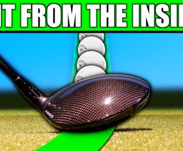 Golf Driver Swing Tip - Hit From The Inside for Long Straight Drives