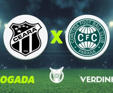 CEARÁ X CORITIBA, AO VIVO, CAMPEONATO BRASILEIRO SÉRIE B | 31/05/2024