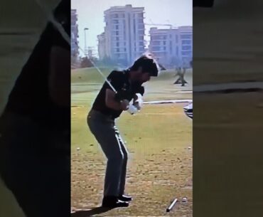 Robert Rock on the range at the 2012 Abu Dhabi HSBC Golf Championship. #robertrock #golf
