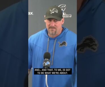 “We’re disruptive, we’re aggressive and we hit.” 😤 | Detroit Lions #shorts