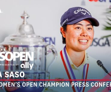 Yuka Saso: 2024 U.S. Women's Open Presented by Ally Champion Press Conference