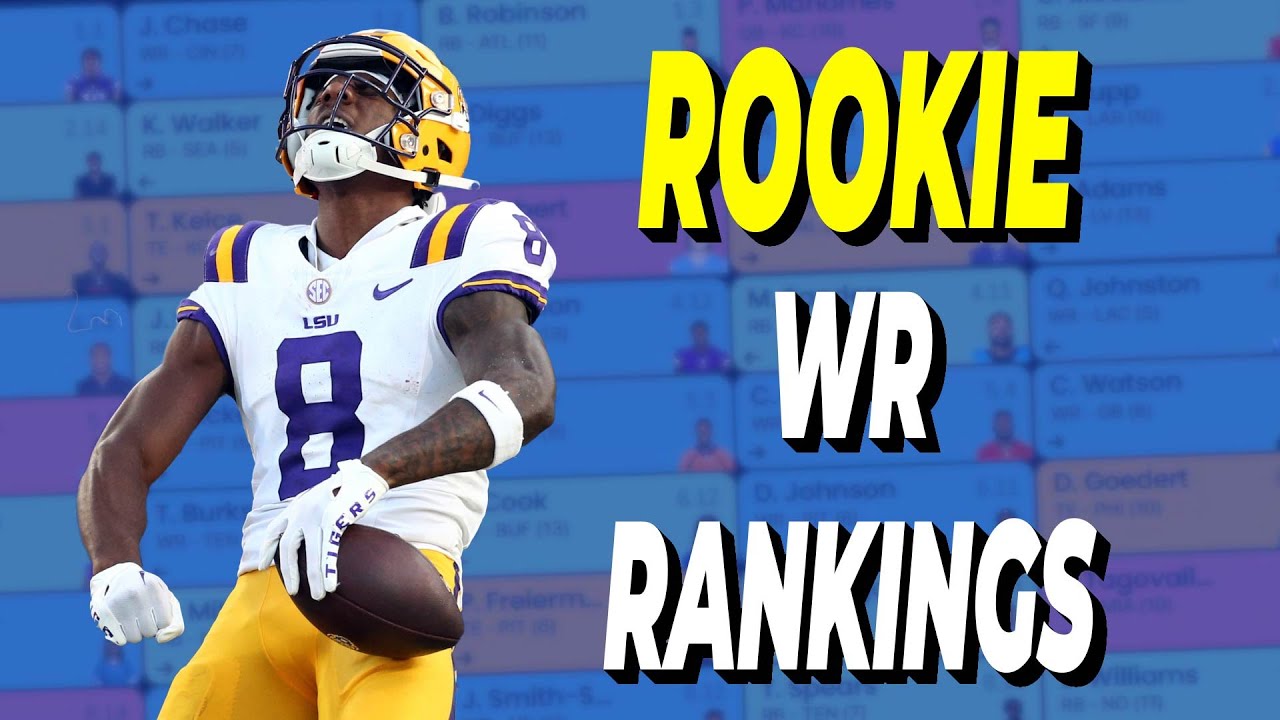 Dynasty Rookie WR Rankings! FOGOLF FOLLOW GOLF