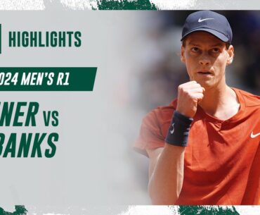 Sinner vs Eubanks Round 1 Highlights | Roland-Garros 2024