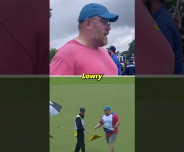 This fan tells the story of caddying for C.T. Pan  #shorts