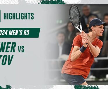 Sinner vs Kotov Round 3 Highlights | Roland-Garros 2024