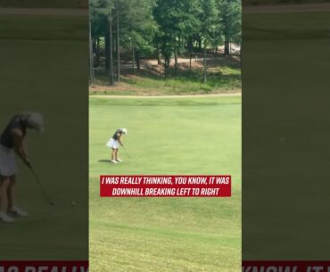 Bella McCauley is CLUTCH 🔥 #golf #ncaaregionals #nationalchampionship
