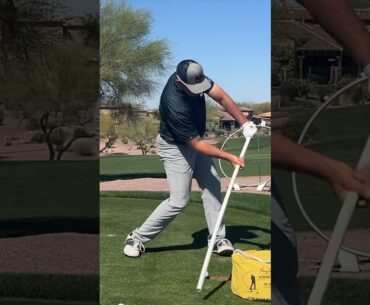 Hit The Golf Ball OUT FRONT Like This!