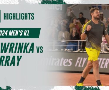 Wawrinka vs Murray Round 1 Highlights | Roland-Garros 2024