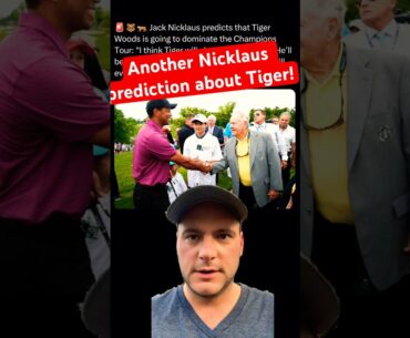 Another Jack Nicklaus prediction about Tiger Woods! (Make sure to Subscribe)… #golf #tigerwoods