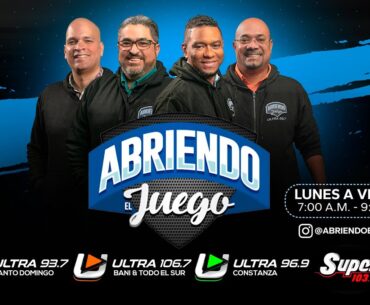 Abriendo El Juego 03-06-2024  En Vivo ULTRA 93.7 Fm