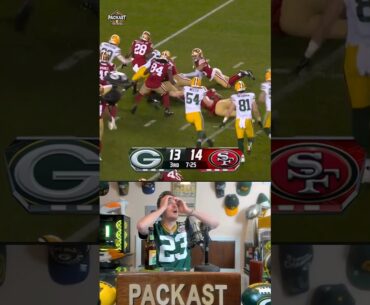 Packers Fan Goes Through ALL the Emotions vs 49ers #nfl #shorts