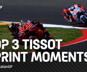 Top 3 #TissotSprint Moments! 😱 | 2024 #ItalianGP