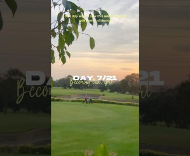 Day 7/21 | Becoming that girl #minivlog #morninginmylife #asmr #morningroutine #golf