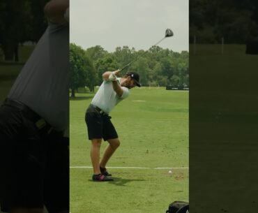 Matthew Wolff's swing in slo-mo never gets old 🤯#LIVGolf @RangeGoatsGC #golf #shorts #sports