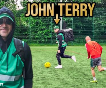 JOHN TERRY DISGUISED AS DELIVERY DRIVER PLAYS FOOTBALL (EPIC PRANK)