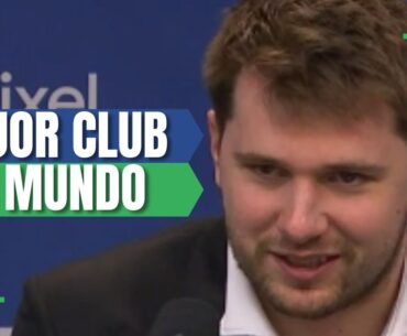 Luka Doncic CORRIGE a periodista que dice MAL el nombre del PRESIDENTE del Real Madrid